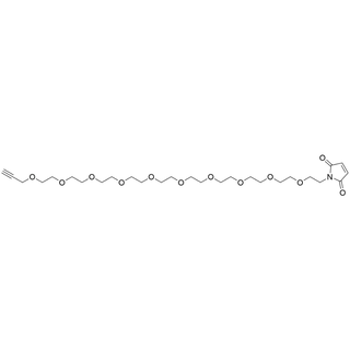 Propargyl-PEG10-Mal