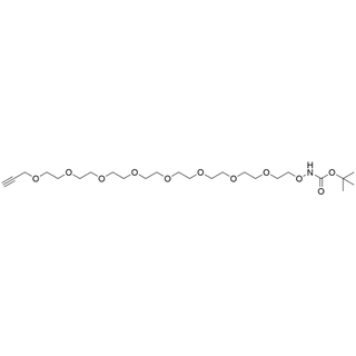 t-Boc-Aminooxy-PEG8-Propargyl