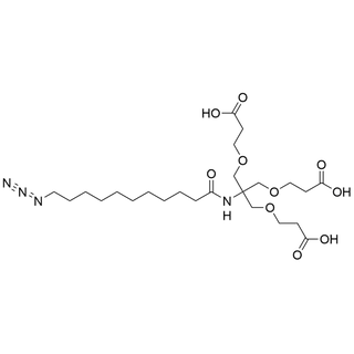 11-azidoundecanoic amido-Tri-(t-butoxycarbonylethoxymethyl)-methane