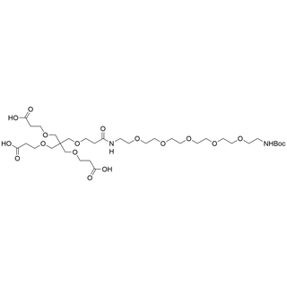 PEPT-tri(PEG1-acid)-PEG5-Boc amine