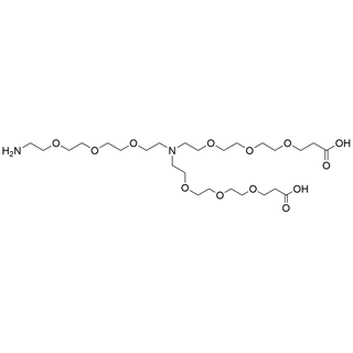 N-(Amino-PEG3)-N-bis(PEG3-acid) HCl salt