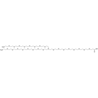 N-(acid-PEG8)-N-bis(PEG8-amine) HCl