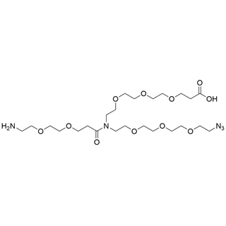 N-(Azido-PEG3)-N-(PEG2-amine)-PEG3-acid