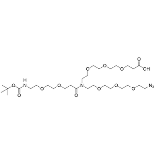 N-(Azido-PEG3)-N-(PEG2-NH-Boc)-PEG3-acid