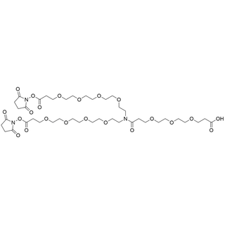 N-(acid-PEG3)-N-bis(PEG4-NHS ester)