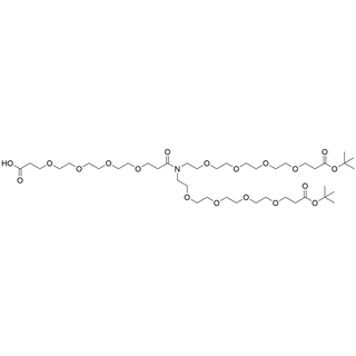 N-(PEG4-acid)-N-bis(PEG4-t-butyl ester)