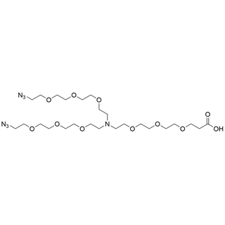 N-(acid-PEG3)-N-bis(PEG3-azide)