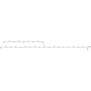 N-(Acid-PEG8)-N-bis(PEG8-Azide)