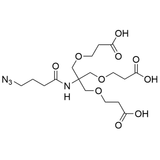 Azidobutanamide-tri-(carboxyethoxymethyl)-methane