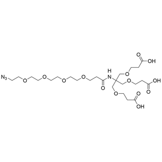 Azido-PEG4-Amido-tri-(carboxyethoxymethyl)-methane