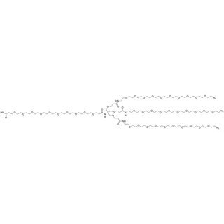 (Acid-PEG10)-Tri-(Azide-PEG10-ethoxymethyl)-methane