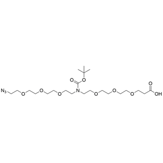 N-(Azido-PEG3)-N-Boc-PEG3-acid