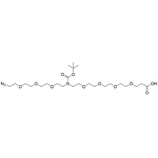 N-(Azido-PEG3)-N-Boc-PEG4-acid