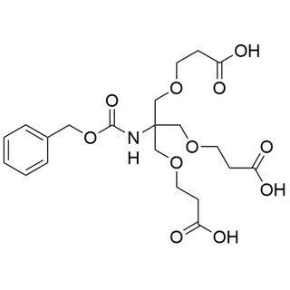 Cbz-N-amido-tri-(carboxyethoxymethyl)-methane