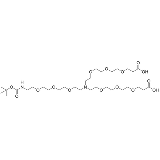 N-(Boc-PEG3)-N-bis(PEG3-acid)