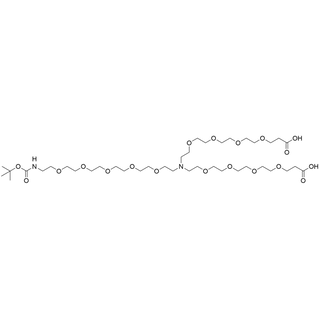 N-(Boc-PEG5)-N-bis(PEG4-acid)