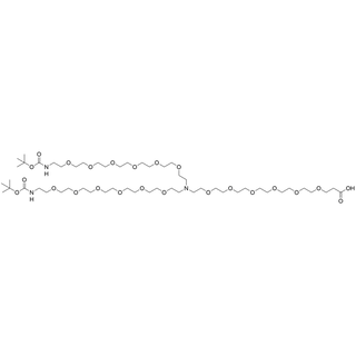 N-bis(N-Boc-PEG6)-N-(PEG6-acid)