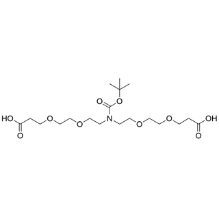 N-Boc-N-bis(PEG2-acid)