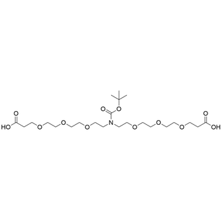 N-Boc-N-bis(PEG3-acid)