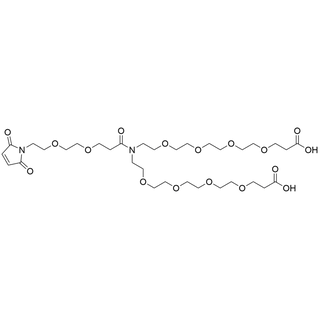 N-(Mal-PEG2-carbonyl)-N-bis(PEG4-acid)