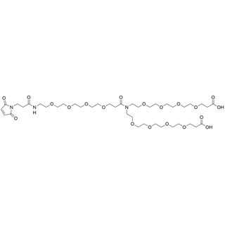 N-(Mal-PEG4-carbonyl)-N-bis(PEG4-acid)