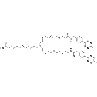 N-(acid-PEG3)-N-bis(PEG3-Methyltetrazine)