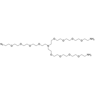 N-(Azido-PEG4)-N-bis(PEG4-amine)