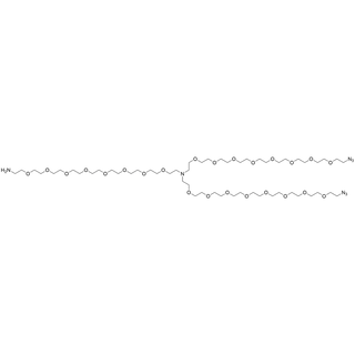 N-(amine-PEG8)-N-bis(PEG8-azide)