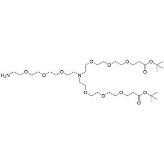 N-(Amino-PEG3)-N-bis(PEG3-t-butyl)