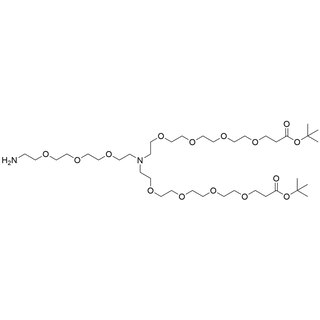 N-(Amino-PEG3)-N-bis(PEG4-t-butyl)