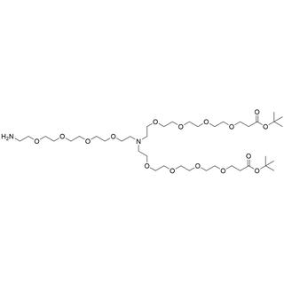 N-(Amino-PEG4)-N-bis(PEG4-t-butyl)