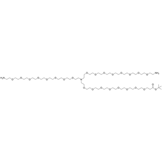 N-(t-butyl ester-PEG8)-N-bis(PEG8-amine)