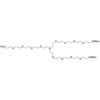 N-(Amine-PEG4)-N-bis(PEG4-N-Boc)