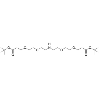 NH-bis(PEG2-t-butyl ester)