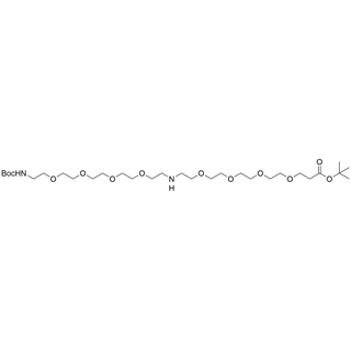 N-(Boc-PEG4)-NH-PEG4-t-butyl ester