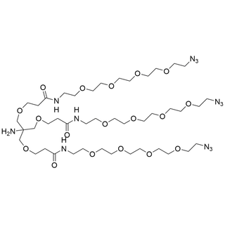 Amino-Tri-(Azide-PEG4-ethoxymethyl)-methane