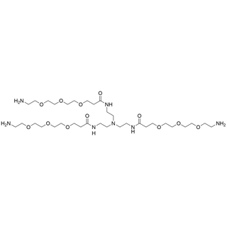 Tri(Amino-PEG3-amide)-amine TFA salt