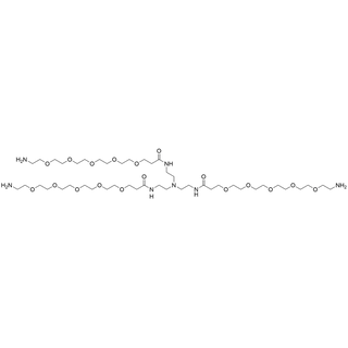 Tri(Amino-PEG5-amide)-amine TFA 