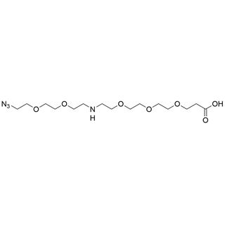 N-(Azido-PEG2)-NH-PEG3-acid