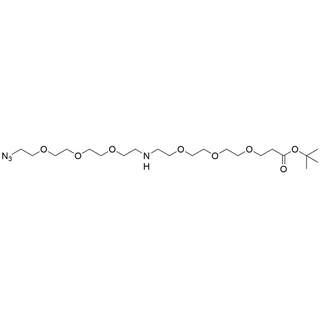 N-(Azido-PEG3)-N-PEG3-t-butyl ester