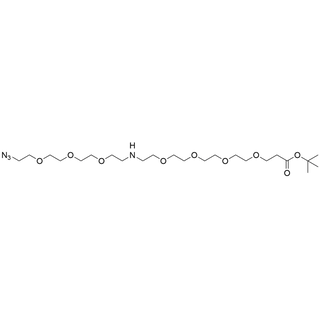 N-(Azido-PEG3)-N-PEG4-t-butyl ester