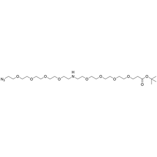 N-(Azido-PEG4)-N-PEG4-t-butyl ester