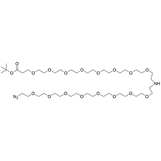 N-(Azido-PEG8)-N-PEG8-t-butyl ester