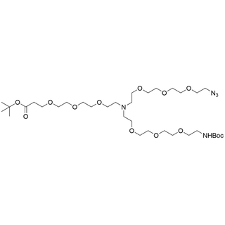 N-(Azido-PEG3)-N-(PEG3-NH-Boc)-PEG3-t-butyl ester