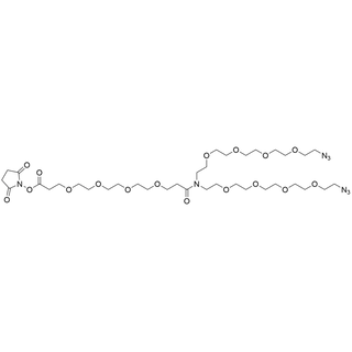 N-(NHS ester-PEG4)-N-bis(PEG4-azide)