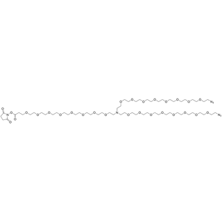 N-(NHS ester-PEG8)-N-bis(PEG8-azide)