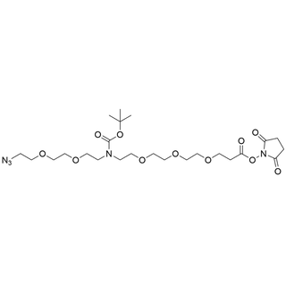 N-(Azido-PEG2)-N-Boc-PEG3-NHS ester