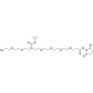 N-(Azido-PEG2)-N-Boc-PEG4-NHS ester