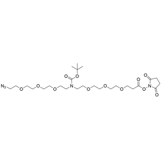 N-(Azido-PEG3)-N-Boc-PEG3-NHS ester