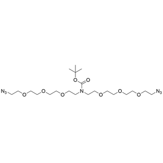 N-Boc-N-bis(PEG3-azide)